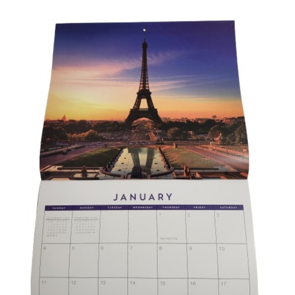 🆕️⬇️AN EVENING IN PARIS 2026 MONTHLY WALL CALENDAR - Picture 5 of 12